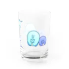 しみまさの仲良しアクリとハーレ グラス Water Glass :right