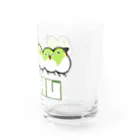 にゃんこふののめじろおし Water Glass :right