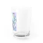 H2oのひょっこり水ちゃんグラス Water Glass :right