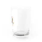 チビちゃんとココちゃんSHOPの絵画風のチビちゃんとココちゃん Water Glass :right