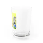 あま田こにーのしまうま、くさ、おいしい。 Water Glass :right