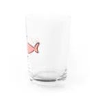 サメ わりとおもいのサメ？はピンク Water Glass :right