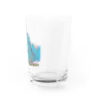 ケロンパス商店🐸🐢の黄昏バンブー Water Glass :right