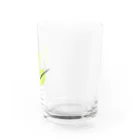 三日の黄緑 アート デザイン Water Glass :right