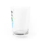 うにくのキャンプクマスケ Water Glass :right