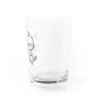 かぶとらのゆるいねこ　「あいらぶ猫」 Water Glass :right