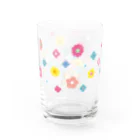 ごろごろにゃんすけのあたまお花畑ちゃん Water Glass :right