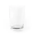 風天工房の饂飩うどん（篆書体）白 Water Glass :right