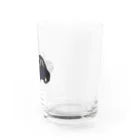 サメ わりとおもいの黒っぽいタクシー Water Glass :right