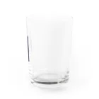 どうぶつがいっぱいのシンプルペンギンシルエット Water Glass :right