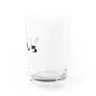 the KINKY Designのにほんのねこもよう「ちゃしろ」 Water Glass :right
