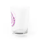 LalaHangeulのはんぐるぐるぐる　鮮やかピンク Water Glass :right