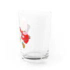 かわべしおん | イラストレーターのおそろいニット_ねことくま Water Glass :right