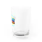 人食べるのグラフィティ「正義」 Water Glass :right