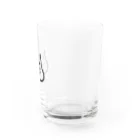 ゆるねこちゃんズのゆるねこちゃん【黒】 Water Glass :right