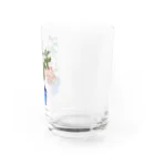 tomidoronの白バラ Water Glass :right