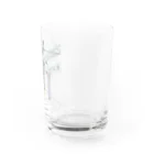 33asahiの駅のホームが好きなトラ猫トラにゃん Water Glass :right