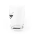 mini4goodのmini4goodロゴブラック Water Glass :right