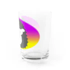 HarikoHarioの警戒するハリネズミ Water Glass :right