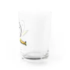 アケジの可愛いもの沢山のショップのおつかれサンマ（ぴえまる） Water Glass :right