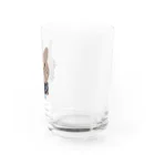 小鳥と映画館の茶トラ くぅちゃん ザビエルバージョン Water Glass :right