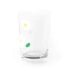 kozukuzukzの椿（白/ピンク） Water Glass :right