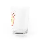 イラスト MONYAAT のCT105 輪切りのリンゴ Water Glass :right