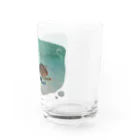 竜の工房・翔 -SUZURI SHOP-のたゆたうウミガメ Water Glass :right