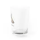 L_arctoaのフチグロトゲエダシャク（学名付き） Water Glass :right