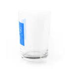 gk_Breath.のボックスロゴ。(Blue) Water Glass :right