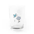 おんまゆずの花柄ツインズ Water Glass :right