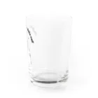 magao-nekoの白いもふもふネコ Water Glass :right