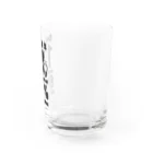 KNOCKの天才とは、1%のひらめきと99%の努力である。 Water Glass :right
