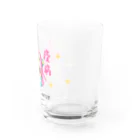 “すずめのおみせ” SUZURI店のアマビエりんちゃん「疫病退散」 Water Glass :right