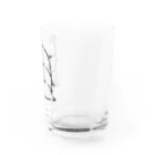 前髪ぱっつん◆SUZURI店の3匹の豚さん Water Glass :right