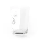 Su1-ka2のスコティッシュフォールド(猫) Water Glass :right
