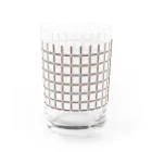 新商品PTオリジナルショップのラックレール（格子模様） カップ・グラス Water Glass :right