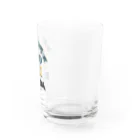 タバタ画房の赤柴親子のいる生活　レトロ Water Glass :right