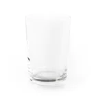 hikamaru.のアラブルねこ(戦)ロゴ1 Water Glass :right