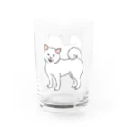 chippokeの白柴・前後 Water Glass :right