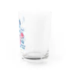 イラスト MONYAAT のモコモコラビット1号*Lick Lick Lick Water Glass :right