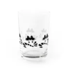 TSUMch aki.のぐるっとあきにゃん Glass BLACK Water Glass :right