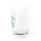 イラスト MONYAAT のCT124 モコモコラビット２号*ggrks Water Glass :right