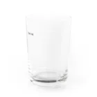 puikkoのヘブライ語　真実の声（ワンポイント　黒） Water Glass :right