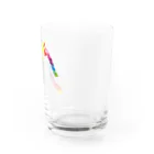ナグラクラブ デザインのくさりレインボー 3 Water Glass :right
