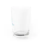 しんま みさんの純喫茶ブルーラビット　ロゴ縦型 Water Glass :right