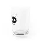 xiangの白と黒のパンダ Water Glass :right