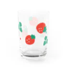 nicottoにこりのいちごのコップ Water Glass :right