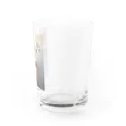 ベースと猫屋の八重桜 簪 Water Glass :right