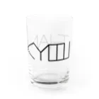 SF210のサンキュー（黒文字） Water Glass :right